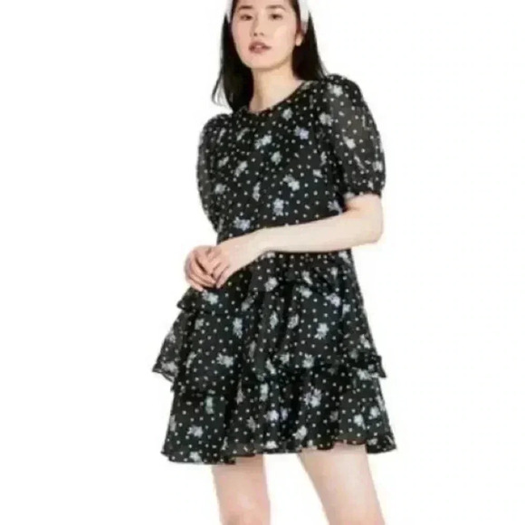 SANDY LIANG FLORAL DRESS NWOT - Picture 2 of 4